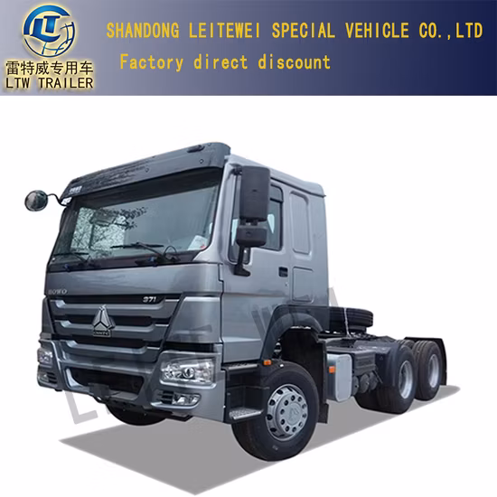 Транспорт с пневматической подвеской Sinotruk HOWO 40t 380HP Euro2 Euro4 6*4 Новейший тракторный прицеп на продажу